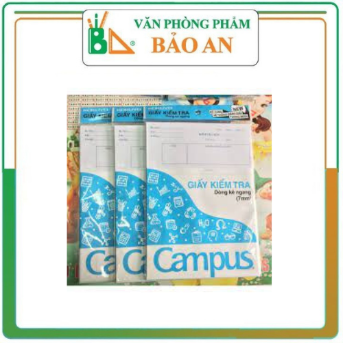 Giấy Kiểm Tra Campus TP-BR70G-2 ( Xanh Dương)