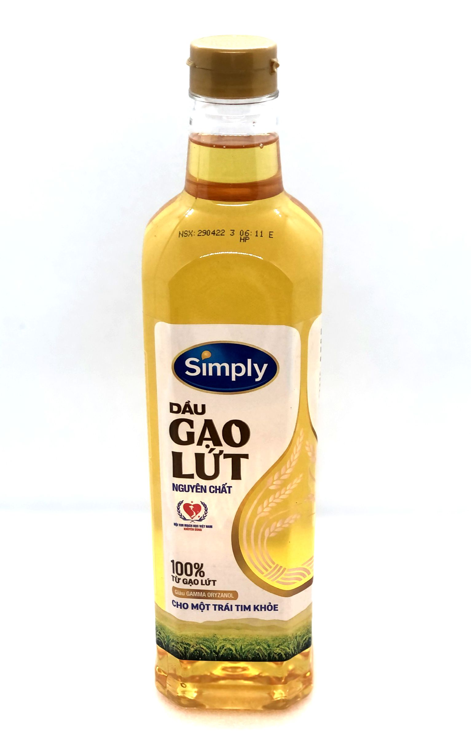 Dầu Ăn Simply Gạo Lứt 1 Lít