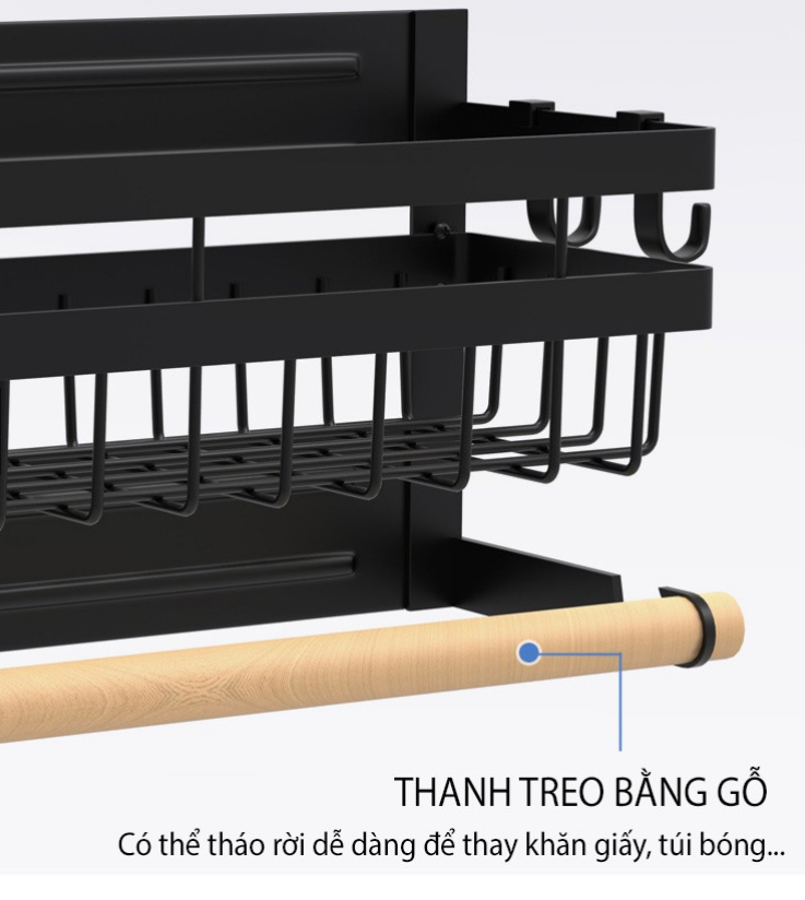 GIÁ KỆ TREO TỦ LẠNH HÍT NAM CHÂM