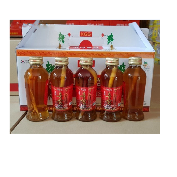 NƯỚC HỒNG SÂM CỦ HÀN QUỐC KGS 10 CHAI
