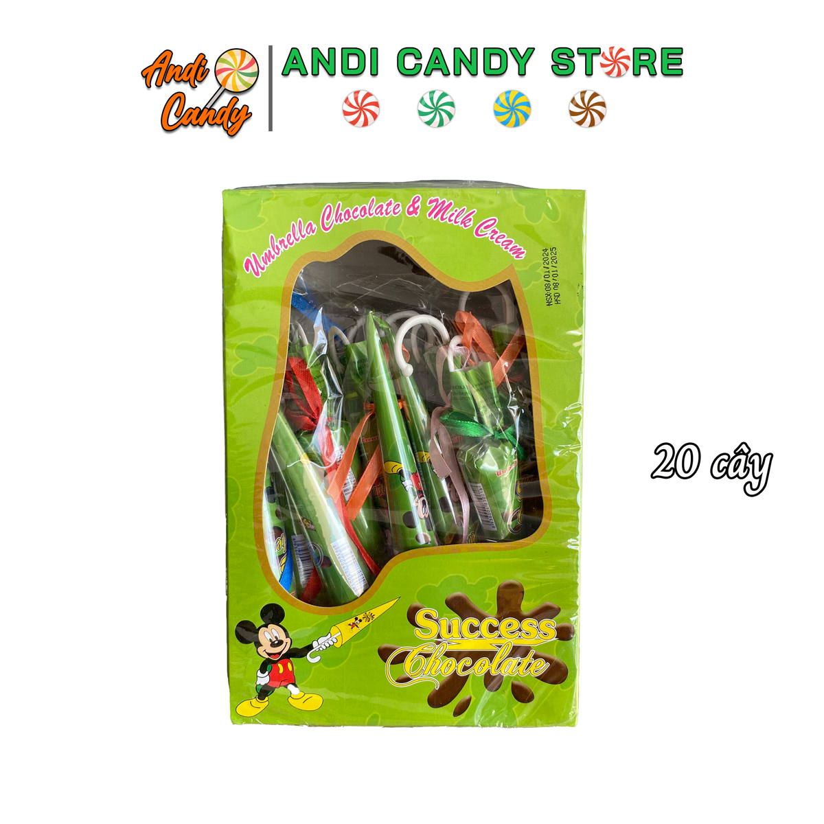 Chocolate umbrella (20 trees)