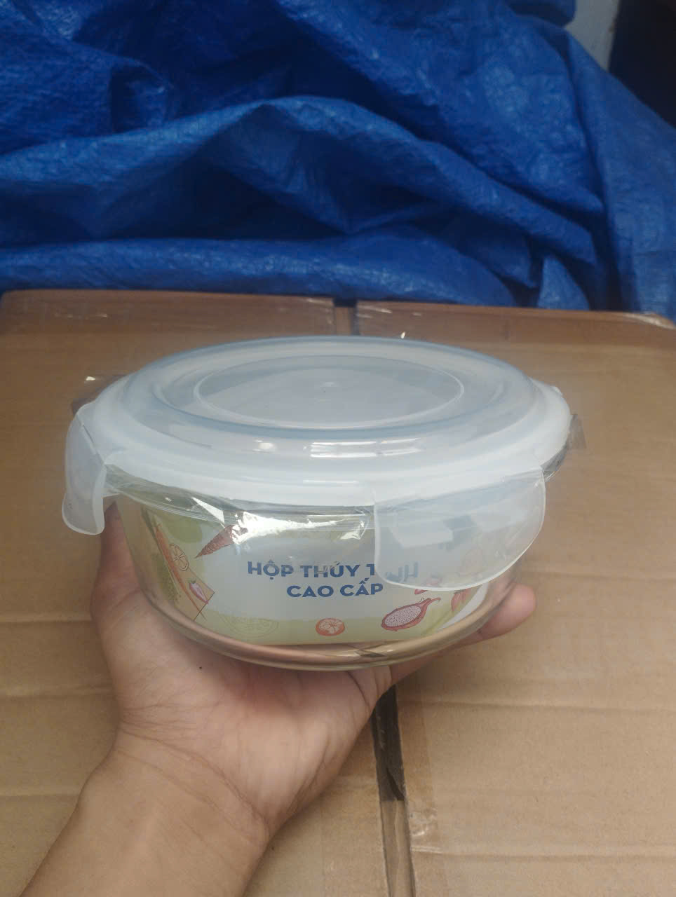 Hộp thủy tinh chịu nhiệ 950ml, hộp Lock & Lock , hộp thủy tinh khuyến mãi