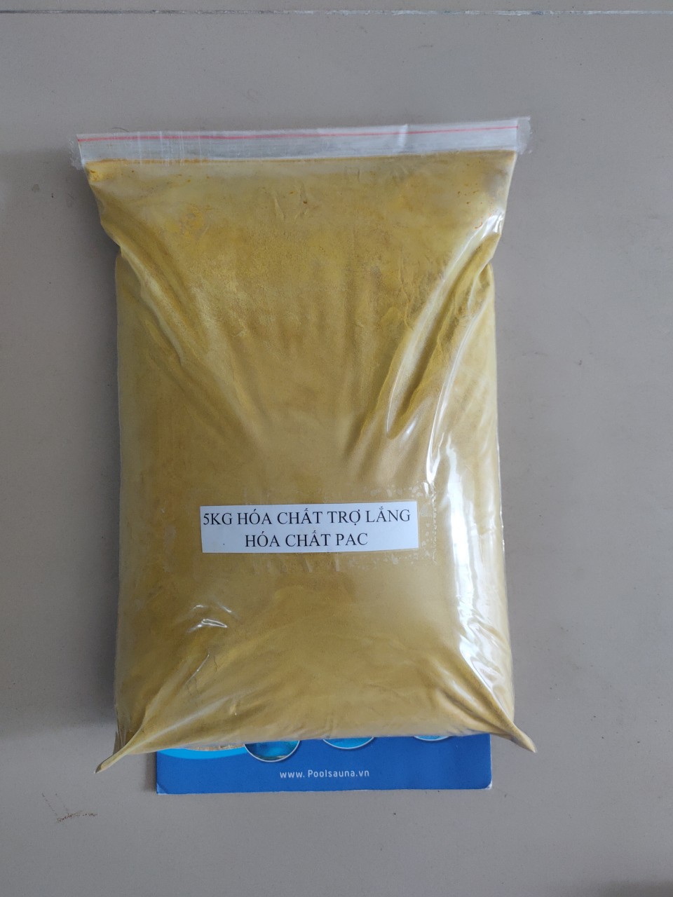 Hóa chất trợ lắng nước bể bơi - 5kg Trợ lắng PAC