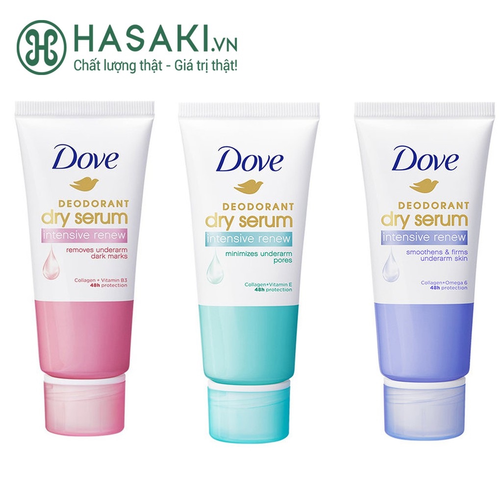 [Mã SKAMCLU9 giảm 10% đơn 100K] Kem Khử Mùi Dove Tinh Chất Serum Dưỡng Sáng 50ml