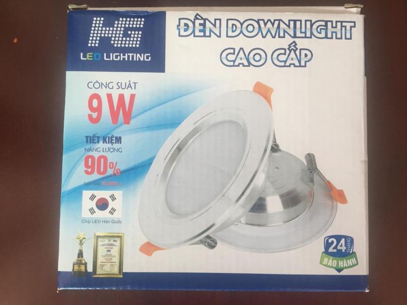 Đèn LED âm trần HG tròn 9W 1 chế độ sáng
