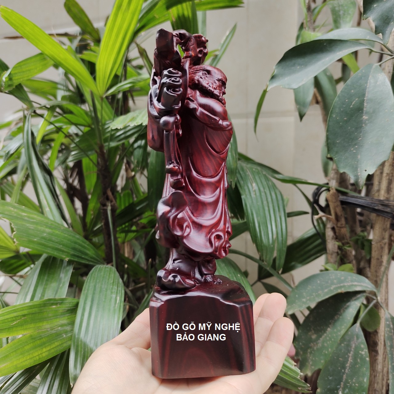 Tượng phật đạt ma sư tổ gỗ trắc
