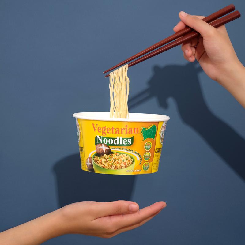 Mì chay lá bồ đề tô (6 tô/thùng) - Vegetable Instant Noodle Bowl (Pack of 6)