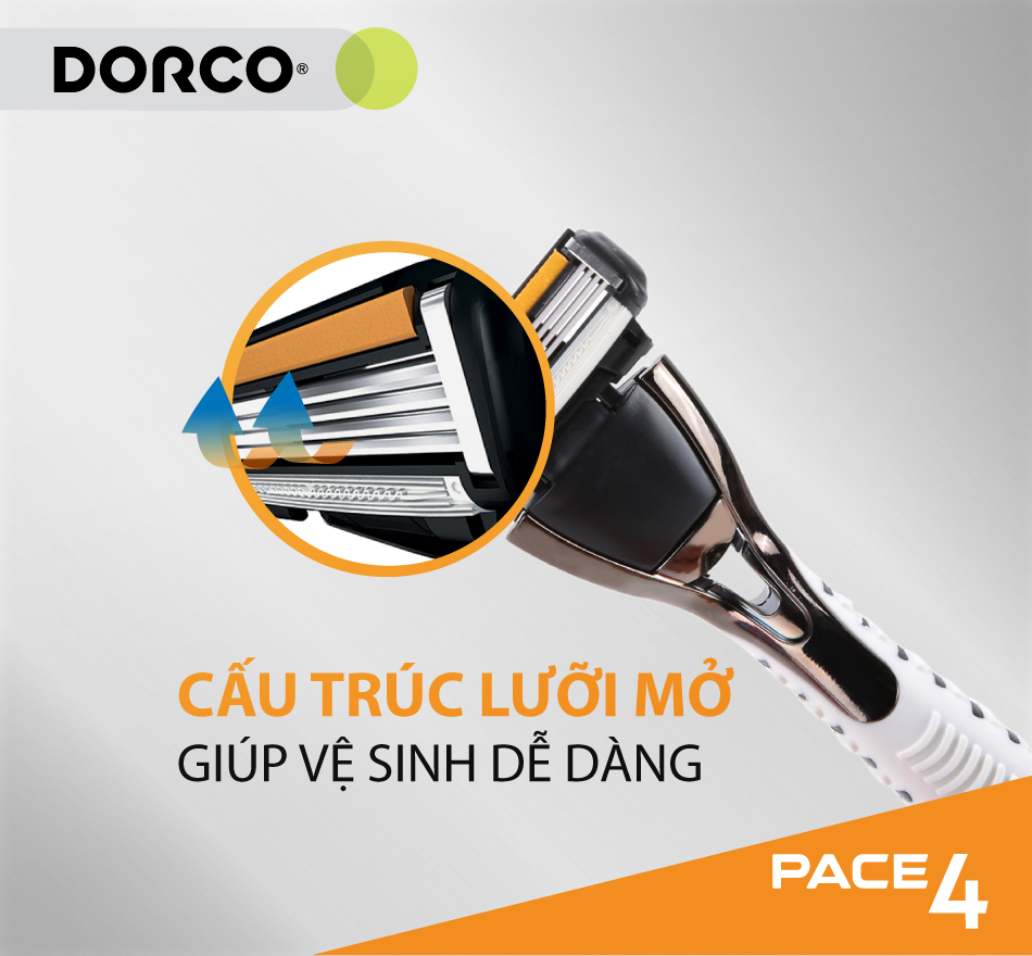 Dao cạo râu 4 lưỡi DORCO PACE 4