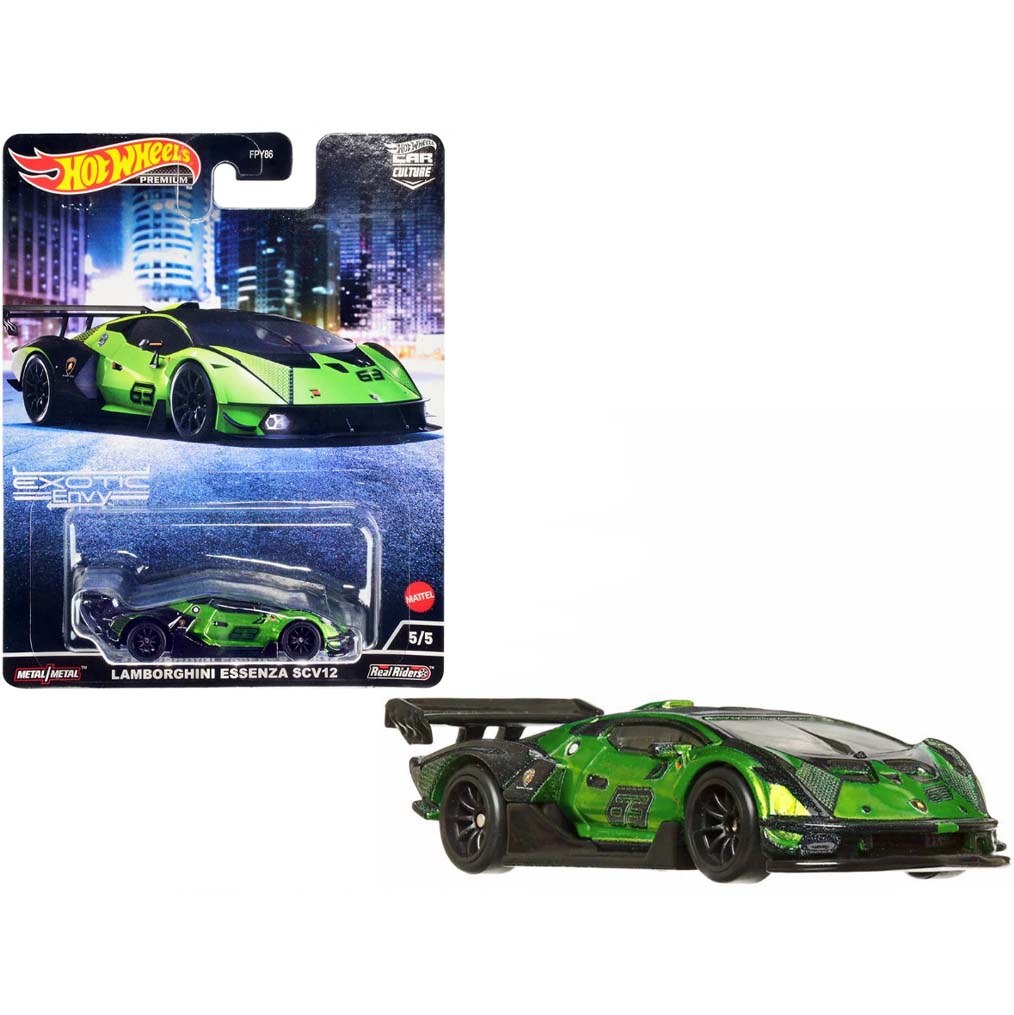 Xe mô hình Hot Wheels Premium Lamborghini Essenza SCV12