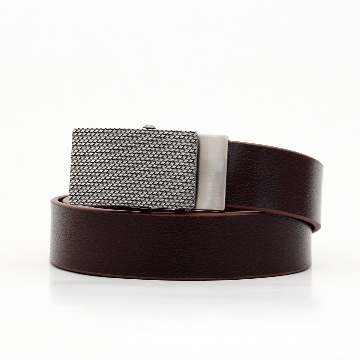 Thắt lưng khóa lăn SML01, da bò nguyên tấm bền bỉ, khoá lăn (khoá kéo) hợp kim không rỉ, Anh Tho Leather
