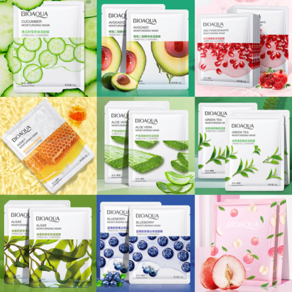 COMBO 10 Mặt Nạ Trái Cây Bioaqua Mask Dưỡng Trắng Cấp Ẩm Căng Bóng- Cung Cấp Vitamin Cho Làn Da Khỏe Đẹp (MỚI)