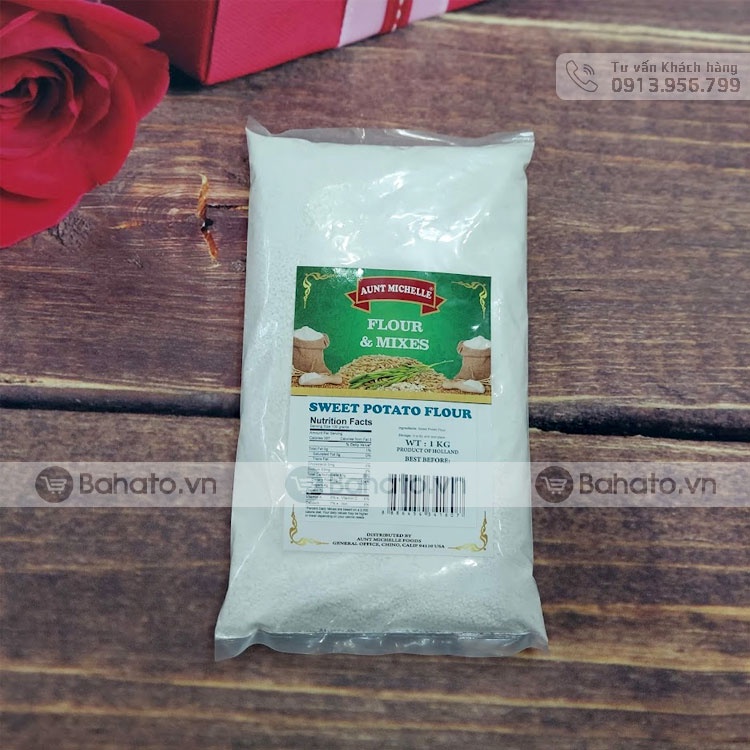 Bột khoai lang (Sweet Potato Flour) Aunt Michelle gói 1kg
