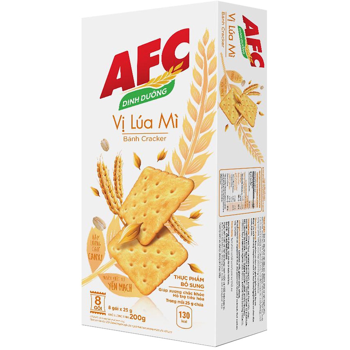 Bánh cracker afc dinh dưỡng vị lúa mì