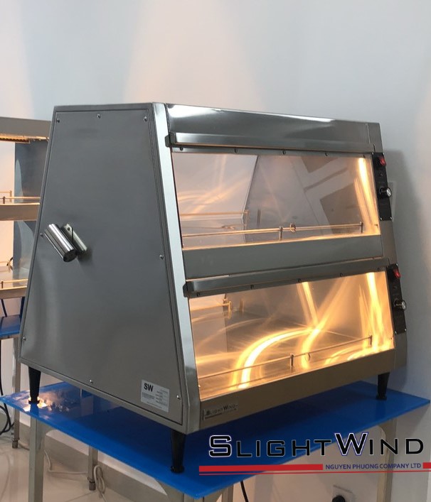 Thiết bị giữ nóng thức ăn 2 tầng SWHC