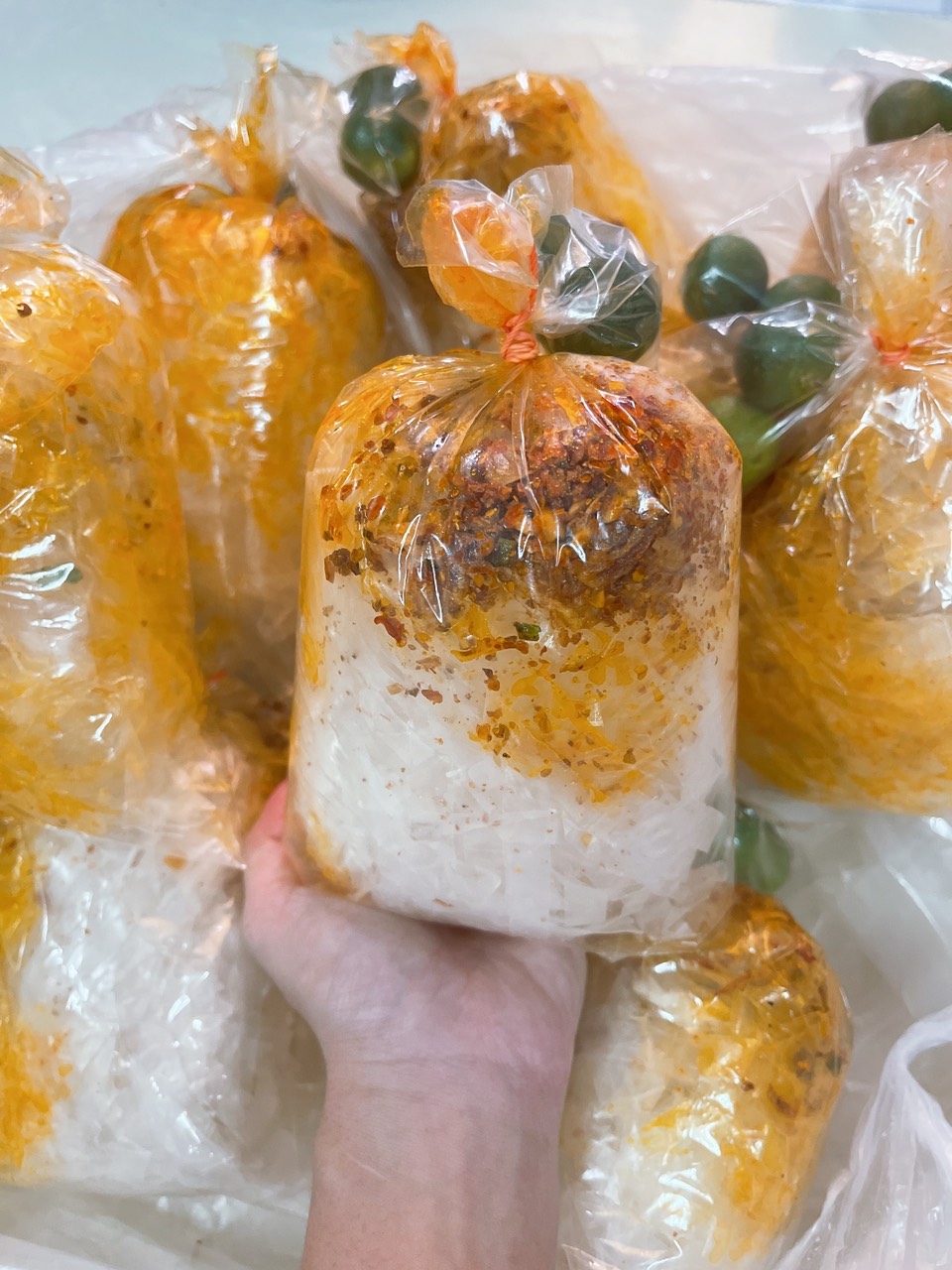 Combo 5 bánh tráng trộn sa tế muối hành phi Tây Ninh !