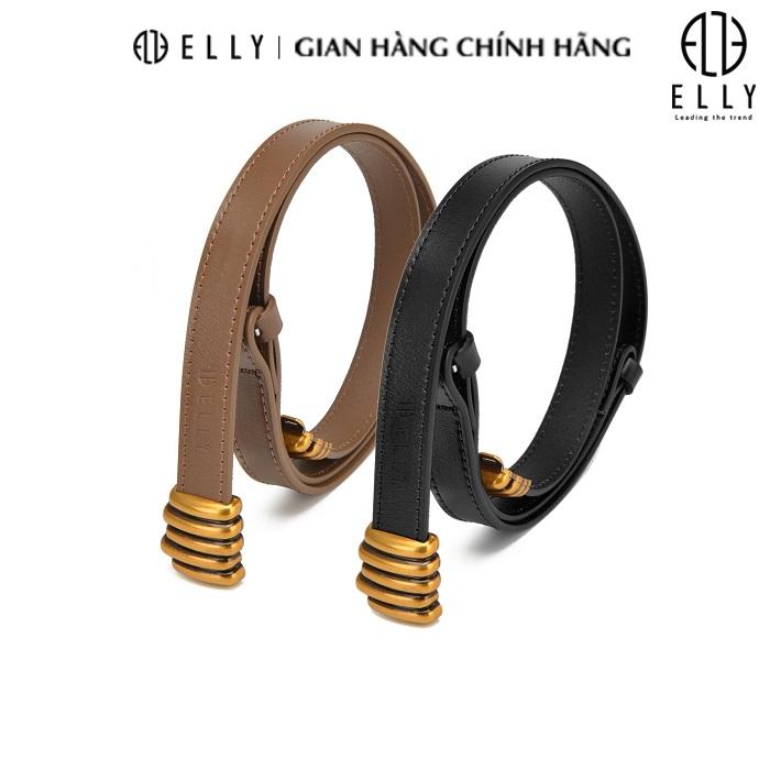 [Brand Day] Dây thắt lưng nữ cao cấp da thật ELLY – ED72
