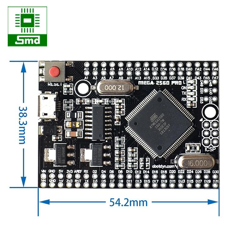 Arduino Mega2560 Pro microUSB CH340