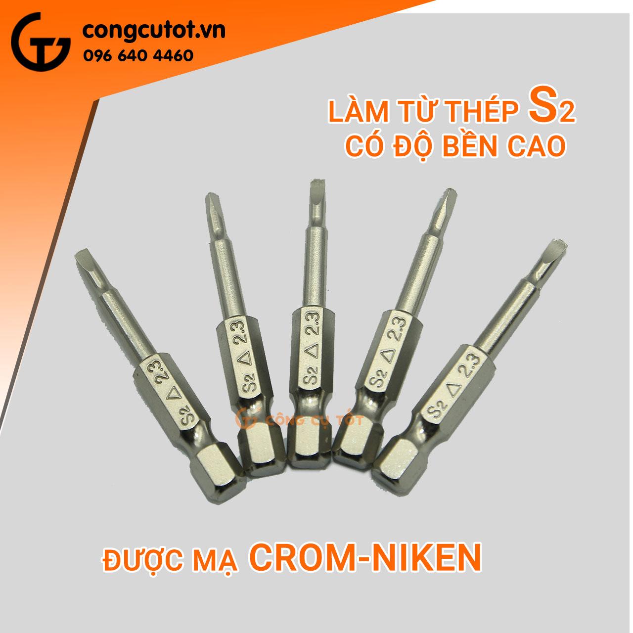 Bộ 5 đầu bắt vít tam giác