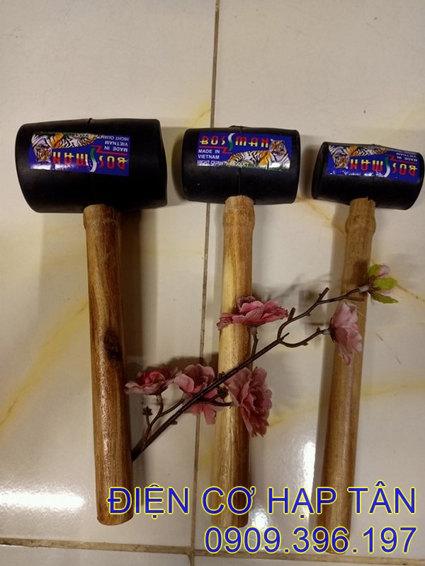 Búa cao su  cán gỗ  giá xưởng