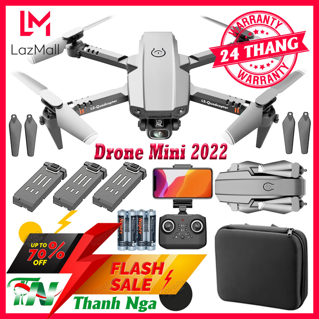 Máy bay không người lái mini flycam XT6 Pro - Drone camera 4k
