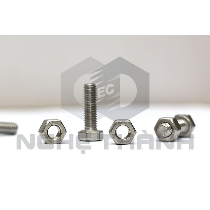 Bù lon - Bulong- Tán + Đai ốc inox hiệu EC [HCM]