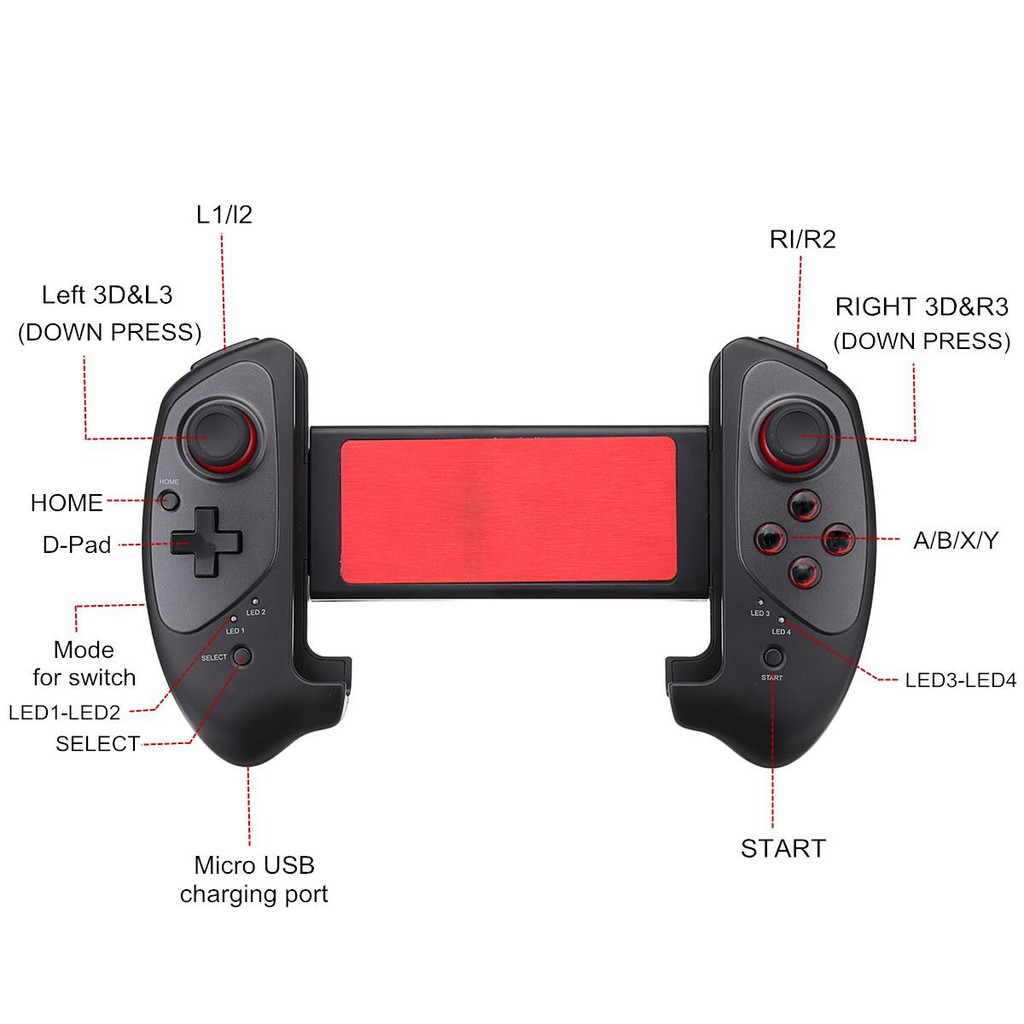 Tay cầm chơi Game Bluetooth IPEGA 9083s cho điện thoại Android / iOS -DC2951