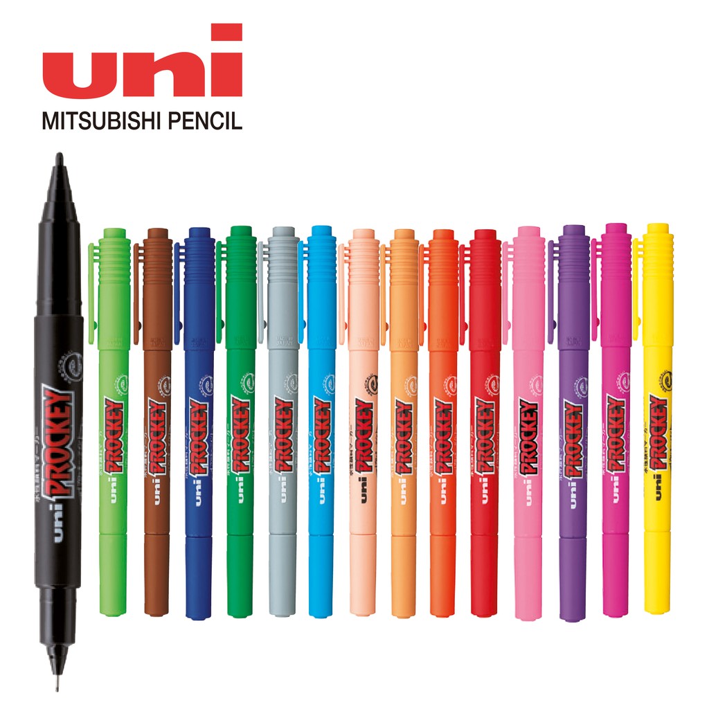 Bút marker Uni ball Prockey marker 2 đầu.