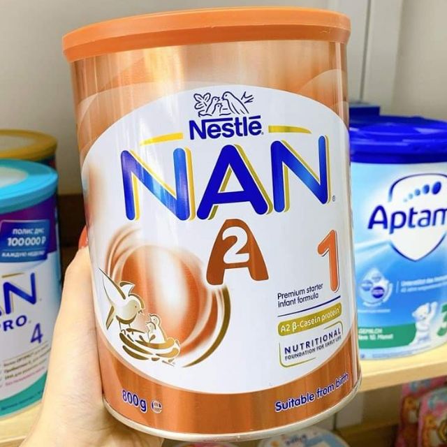 Sữa Nan A2 Úc Số 1  Nội Địa 800g (cho bé 0-6 tháng)