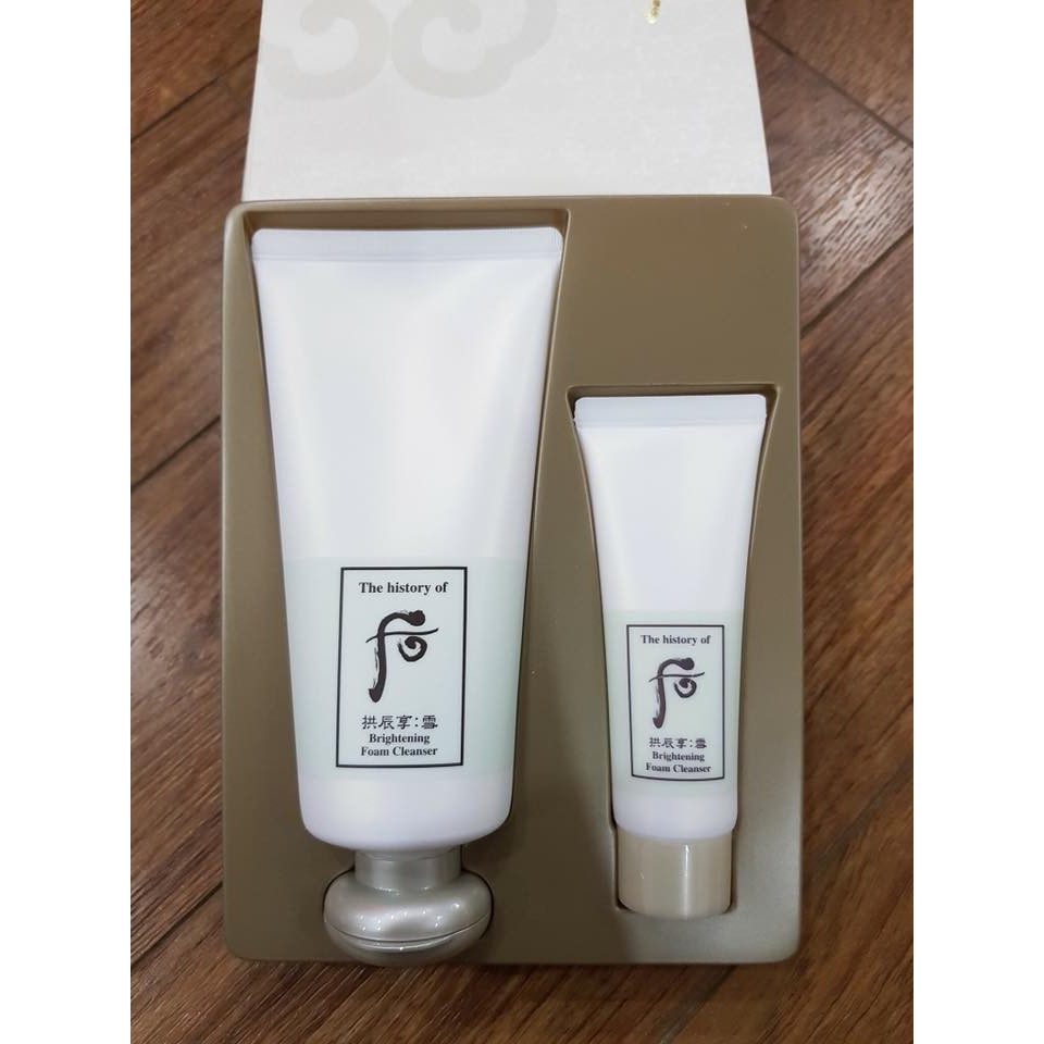 Set Sữa Rửa Mặt Whoo Trắng