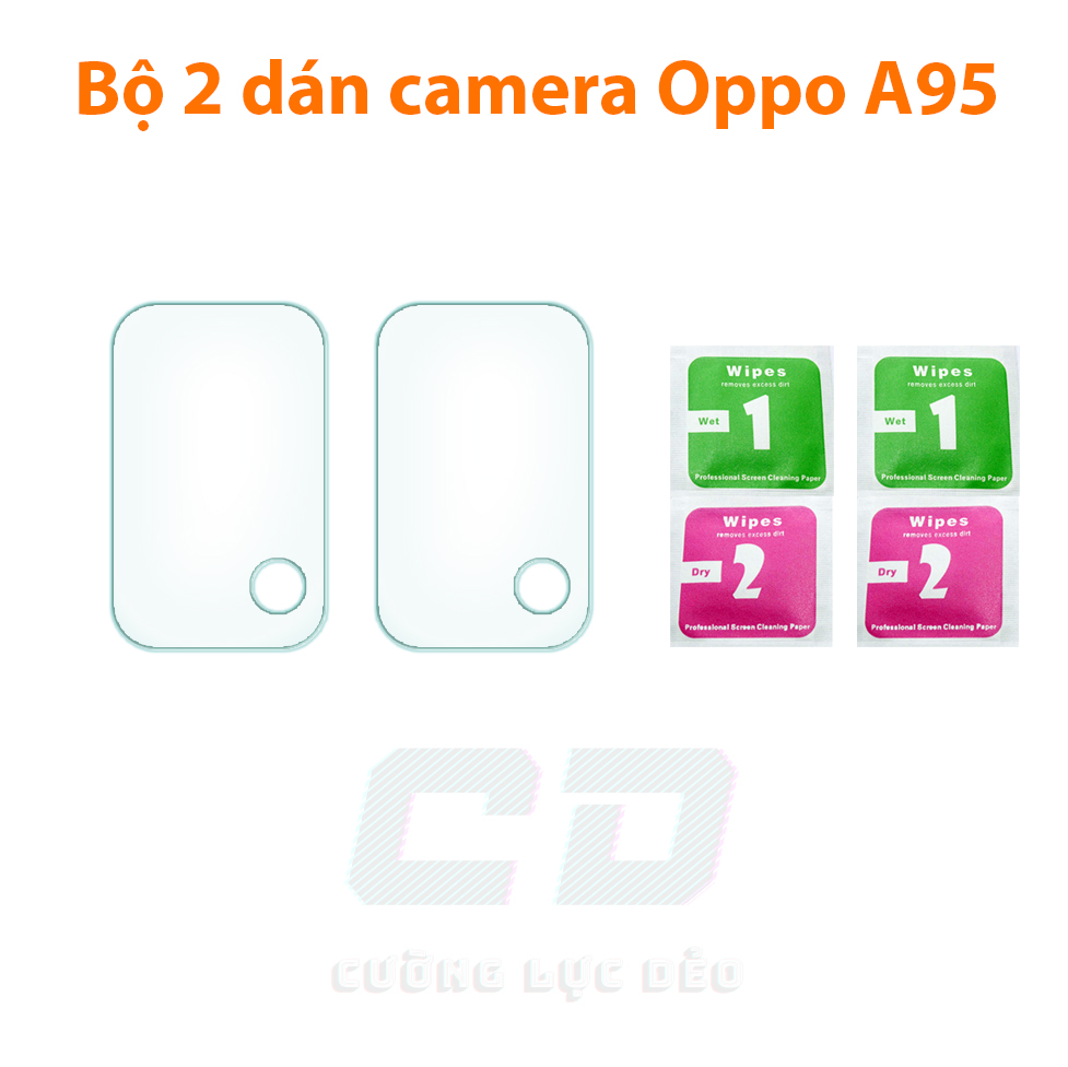 Cường lực dẻo camera Oppo A95 [2 cái]