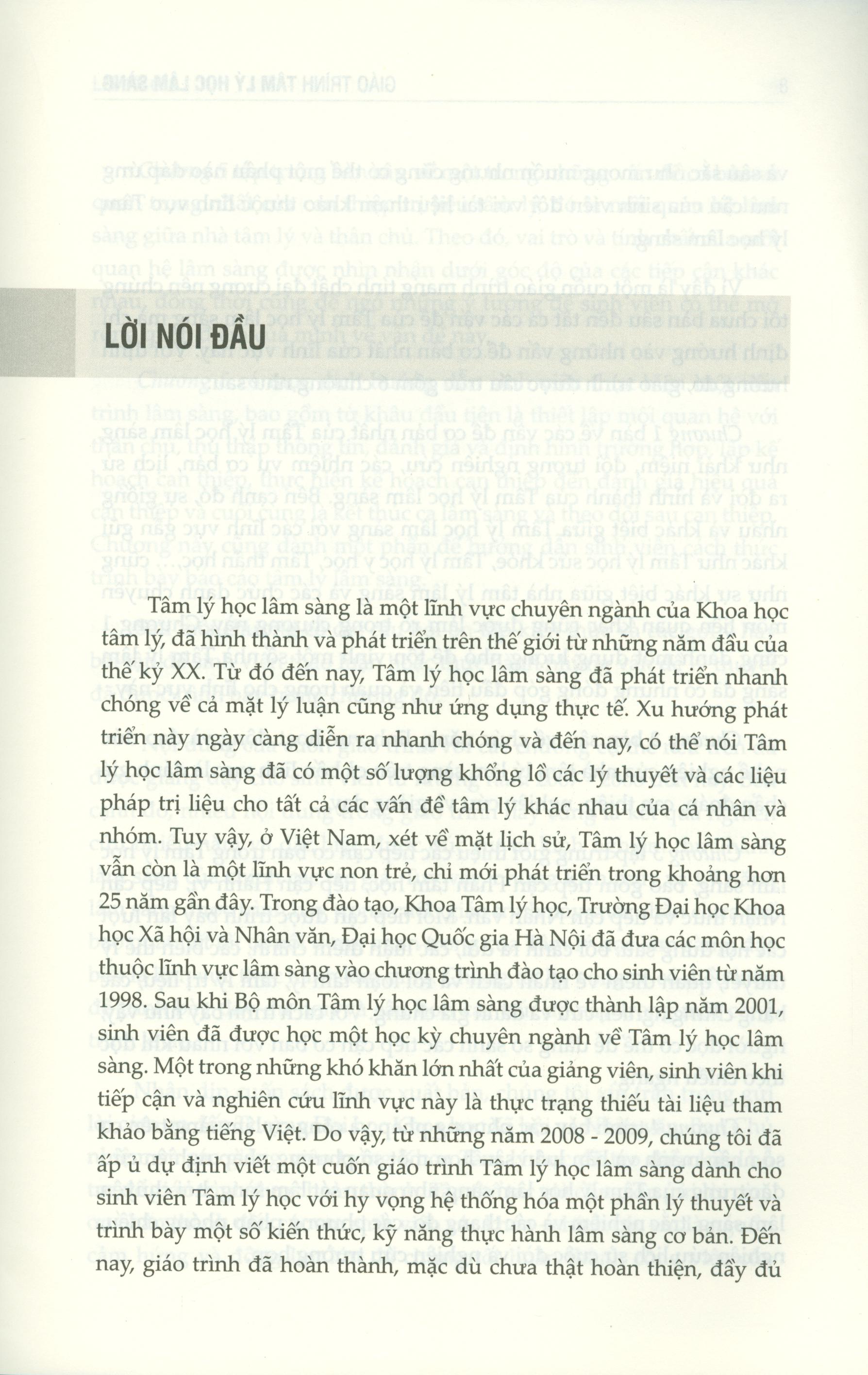 Giáo trình Tâm lý học lâm sàng