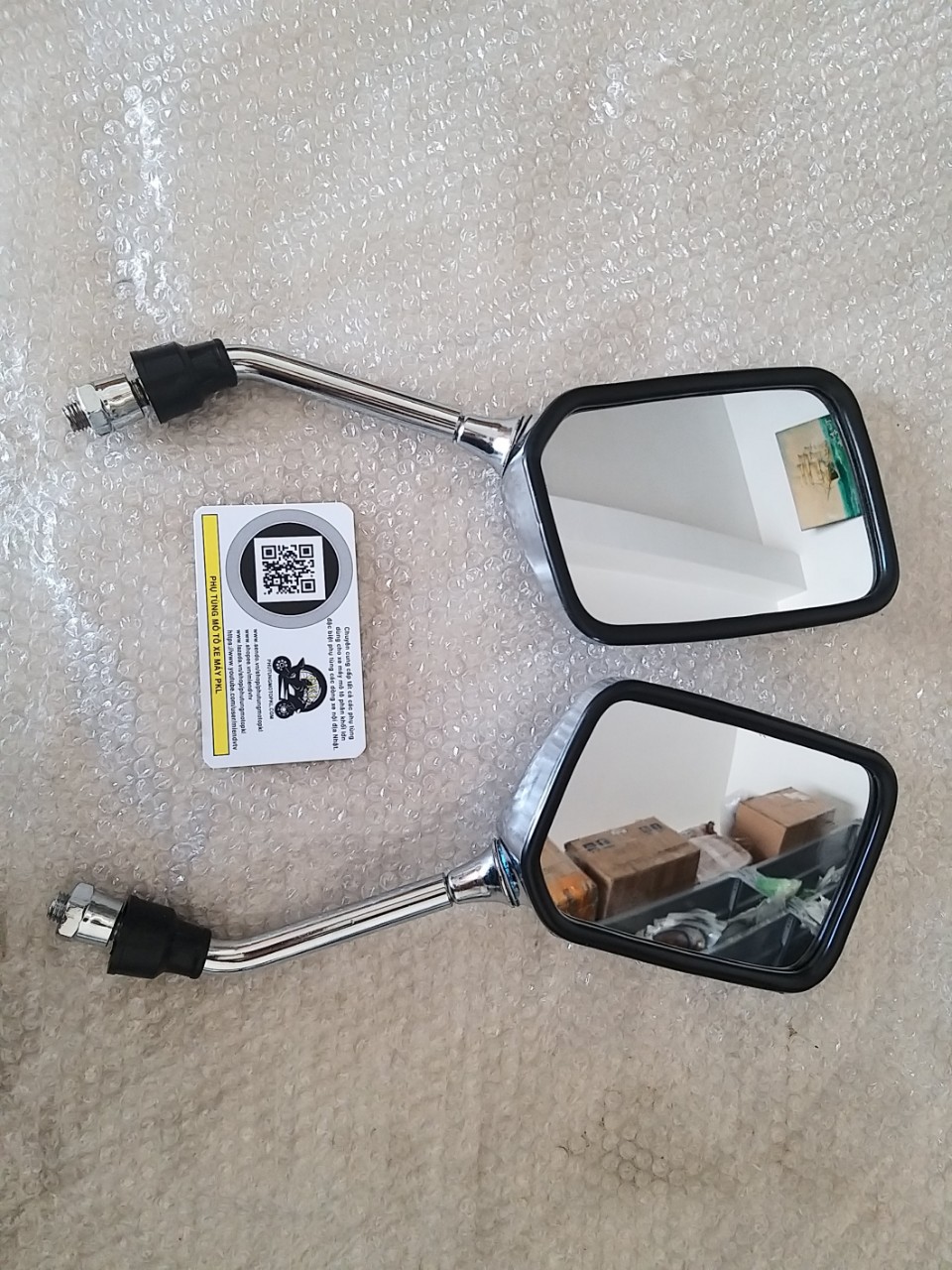 Kính hậu Gương chiếu hậu Honda CB400 Hornet và các dòng xe tương ứng Vuông Honda Yamaha Suzuki Mẫu 1 Giá 1 cặp