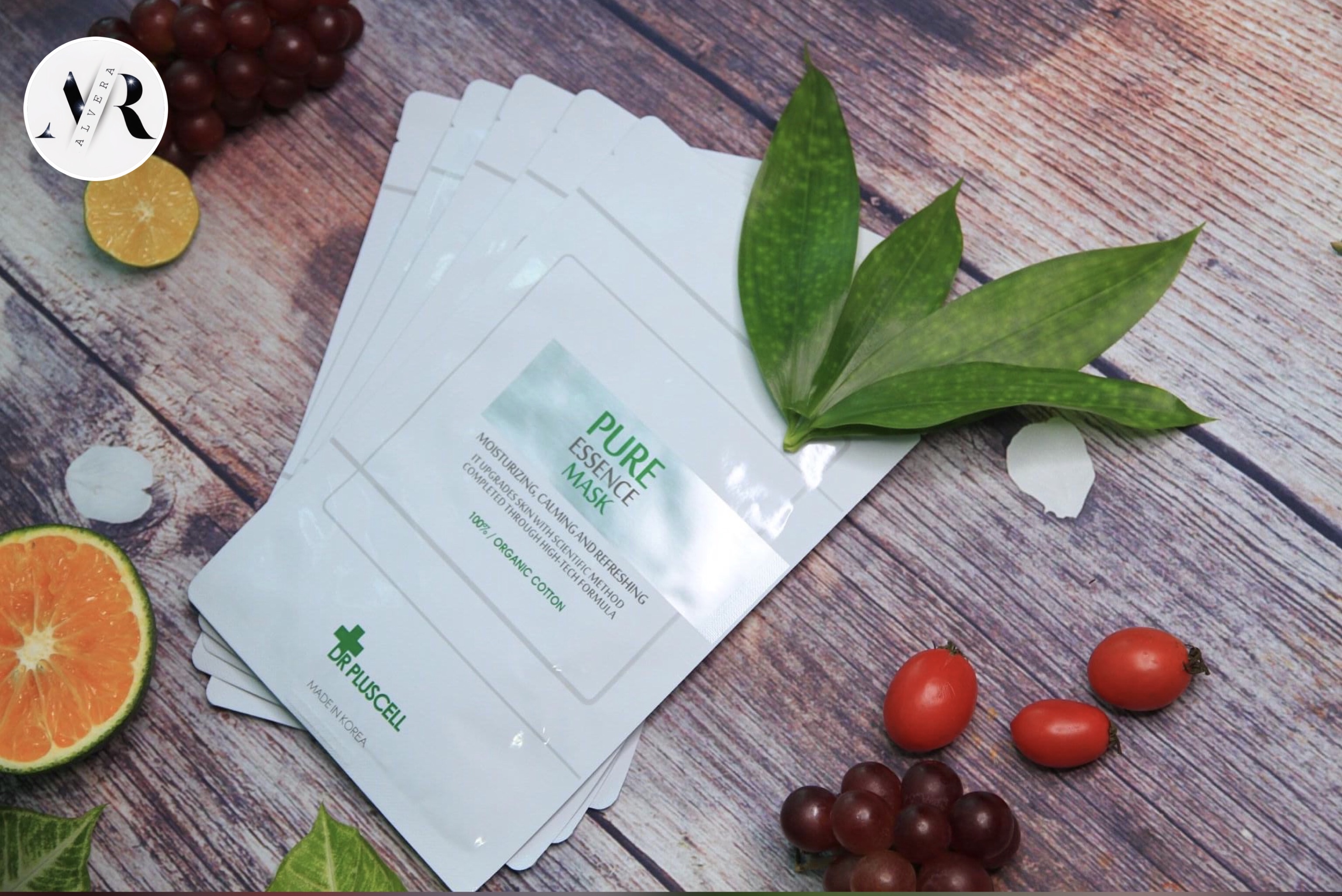 MẶT NẠ NHÂN SÂM TÁI TẠO DA DR PLUSCELL PURE ESSENCE MASK - [ MỸ PHẨM ALVERA SHOP ]