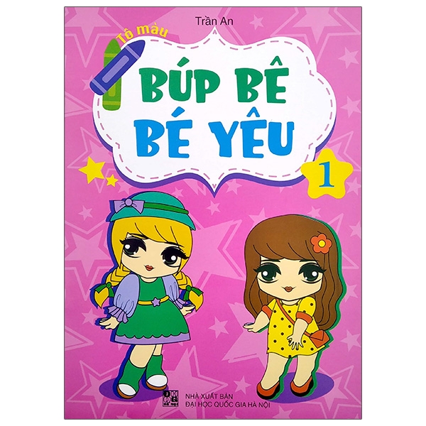Fahasa - tô màu - búp bê bé yêu 1