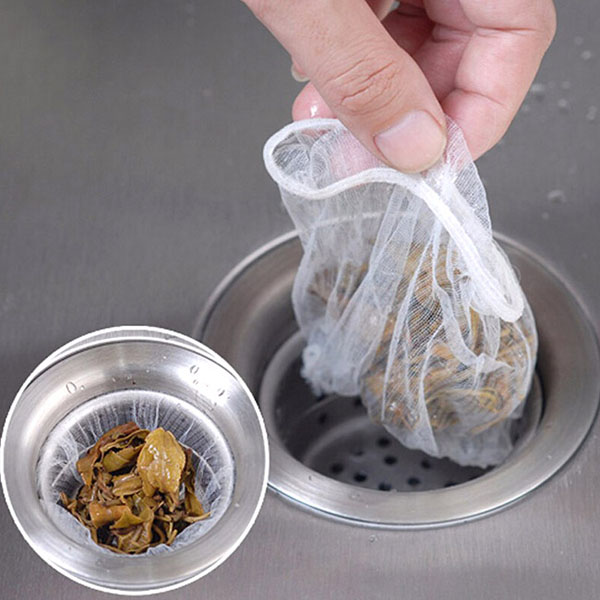 200 Túi Lưới Lọc Rác Tiện Dụng Dành Cho Bồn Rửa Chén - Túi Lọc Rác Bồn Rửa Chén Bát