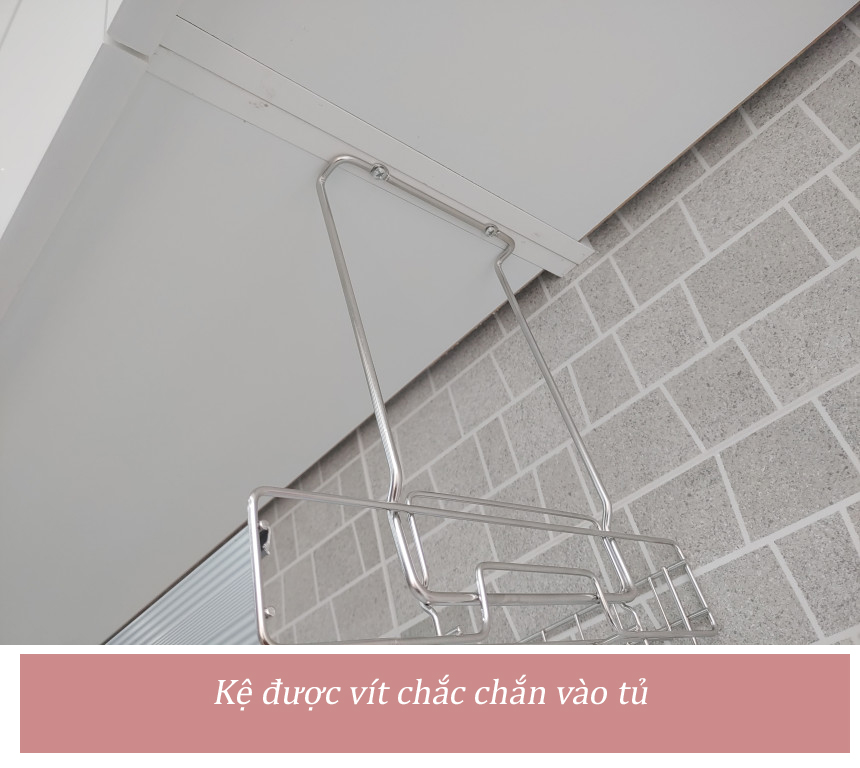 kệ chén bát inox 304, kệ chén bát treo Tủ bếp - ALC A