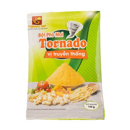 [HCM]Bột phô mai Tornado vị truyền thống 100gr