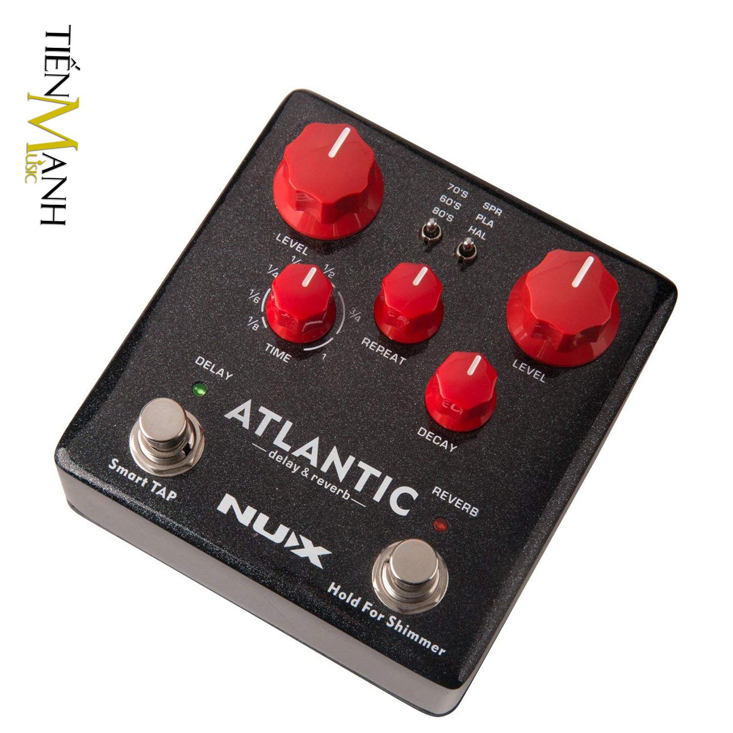 Phơ Đàn Guitar Nux Atlantic Reverb & Delay NDR-5 (Bàn đạp Fuzz Effect Pedal)