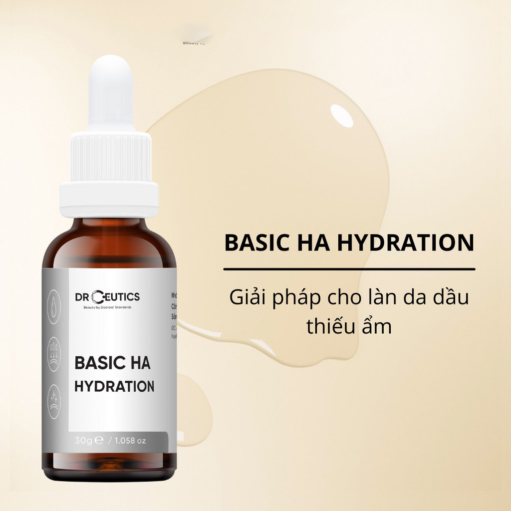 Drceutics HA Basic Hydration Tinh Chất Cho Da Dầu Mụn