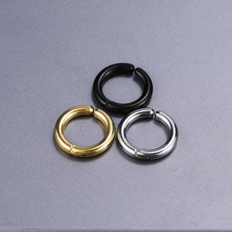 Khuyên Tai Titan Nam Không Cần Bấm Lỗ Khuyên Vành Tai Tròn Cho Nam (1 Chiếc)