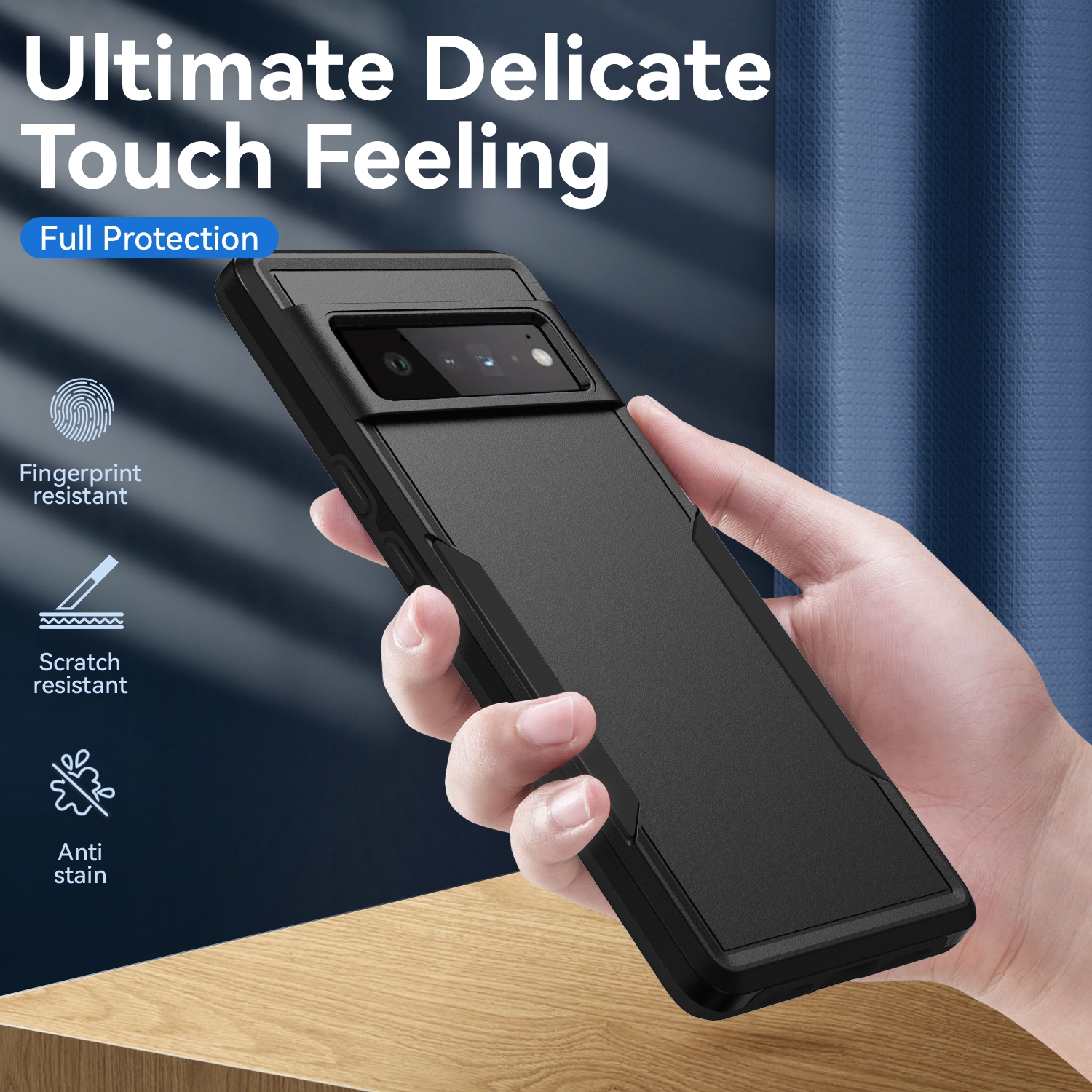 Heavy Duty Rugged Armor Shockproof Case For Google Pixel 8 7 6 Pro 6A 7A Soft TPU Hard Plastic Protective Back Cover Fundas