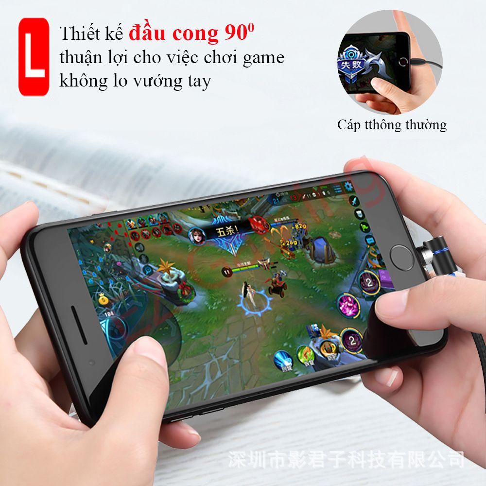 [HCM]1 Đầu cáp sạc nam châm dùng cho cáp TOPK (chọn 1 trong lightning type C micro USB)