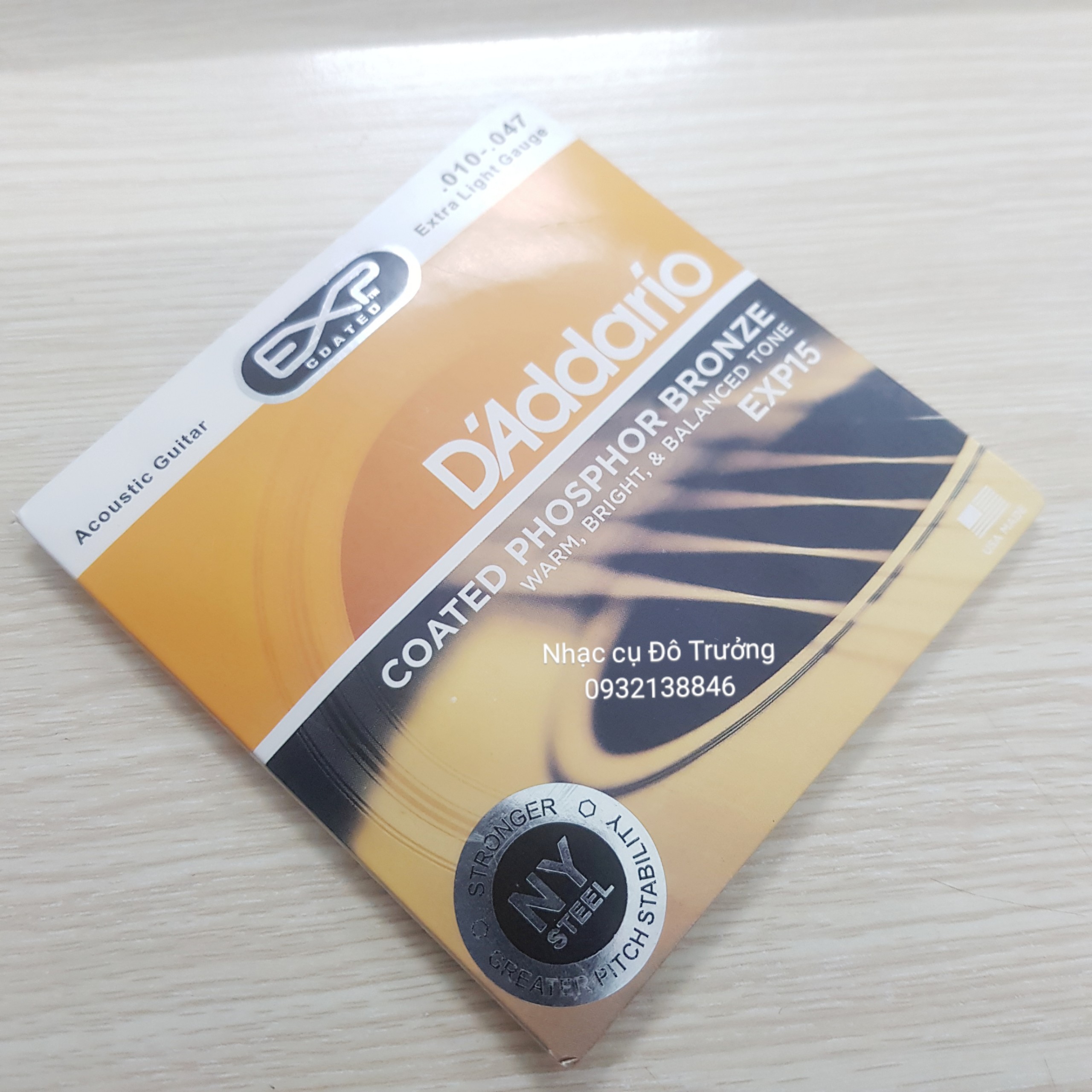 Dây đàn Acoustic Guitar D’Addario EXP15