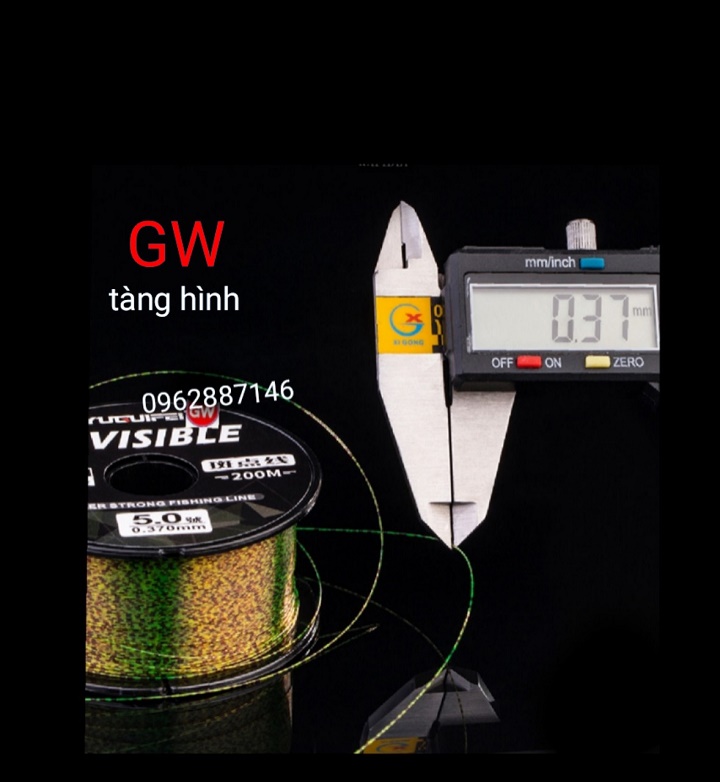 cước câu cá GWW 3D 200m tàng hình cao cấp