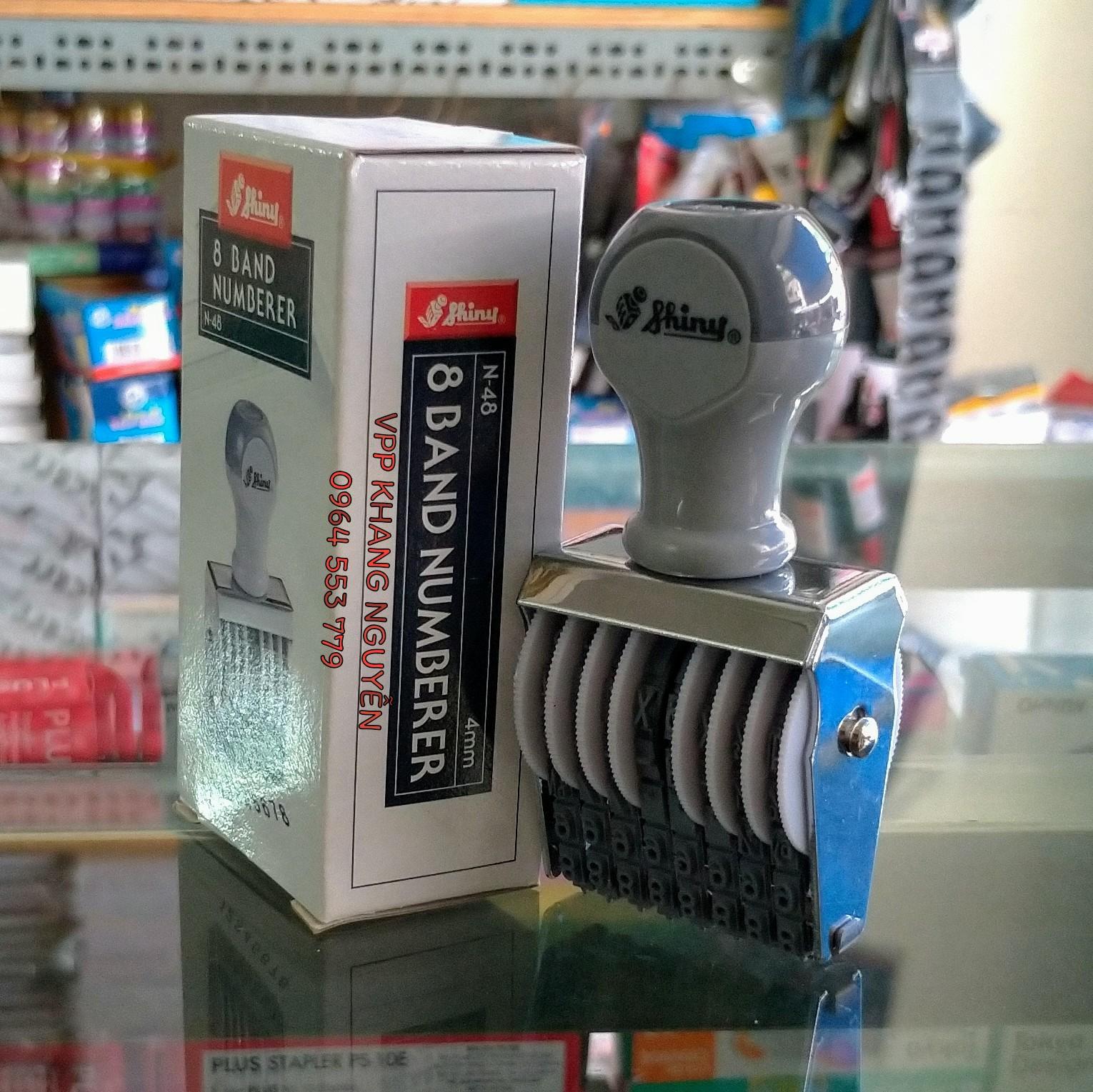 Dấu Cao Su Shiny N-48 (8 Số 4mm)