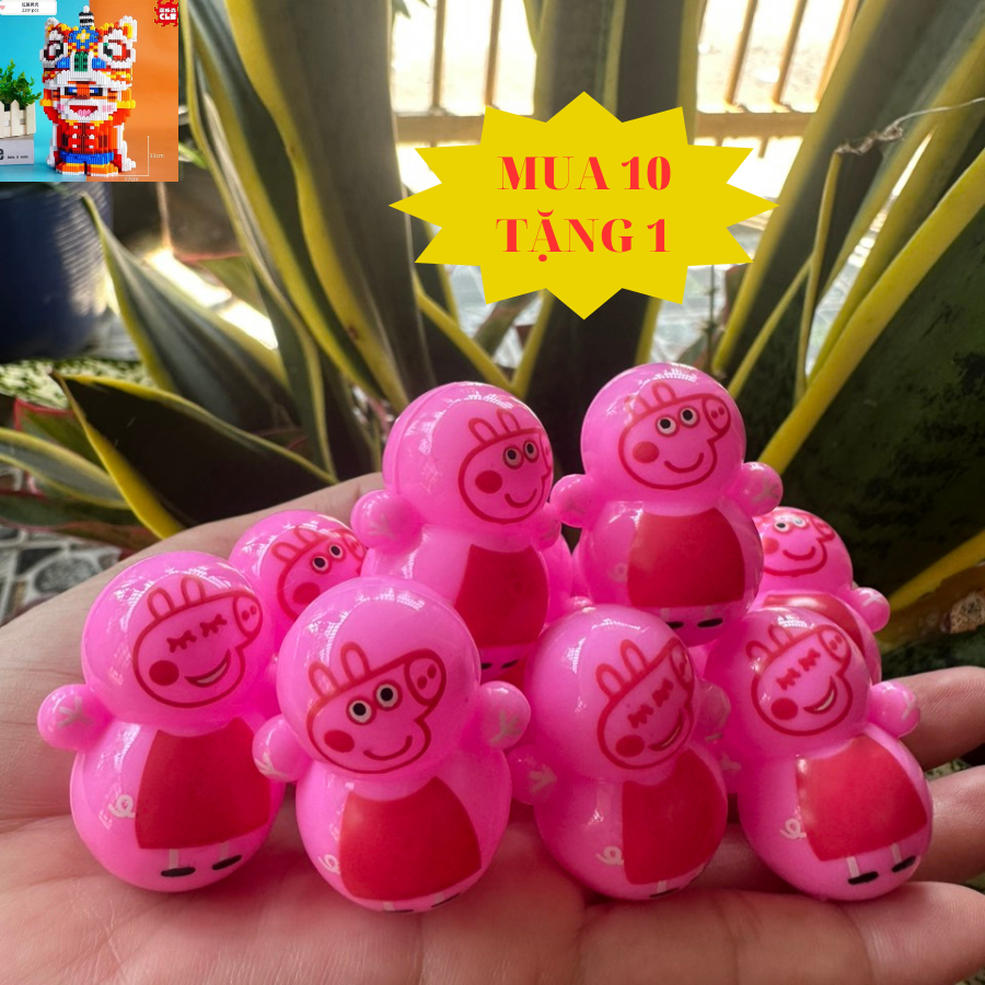 Lật đật mini, Đồ chơi lật đật mini hình thú cute dễ thương cho bé giải trí