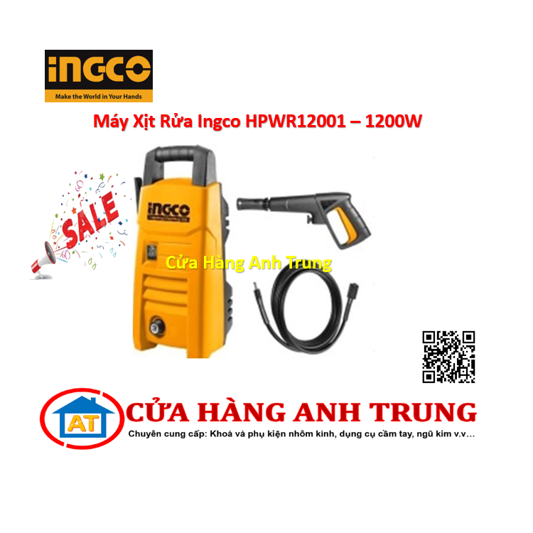 Máy Xịt Rửa Ingco HPWR12001 - 1200W