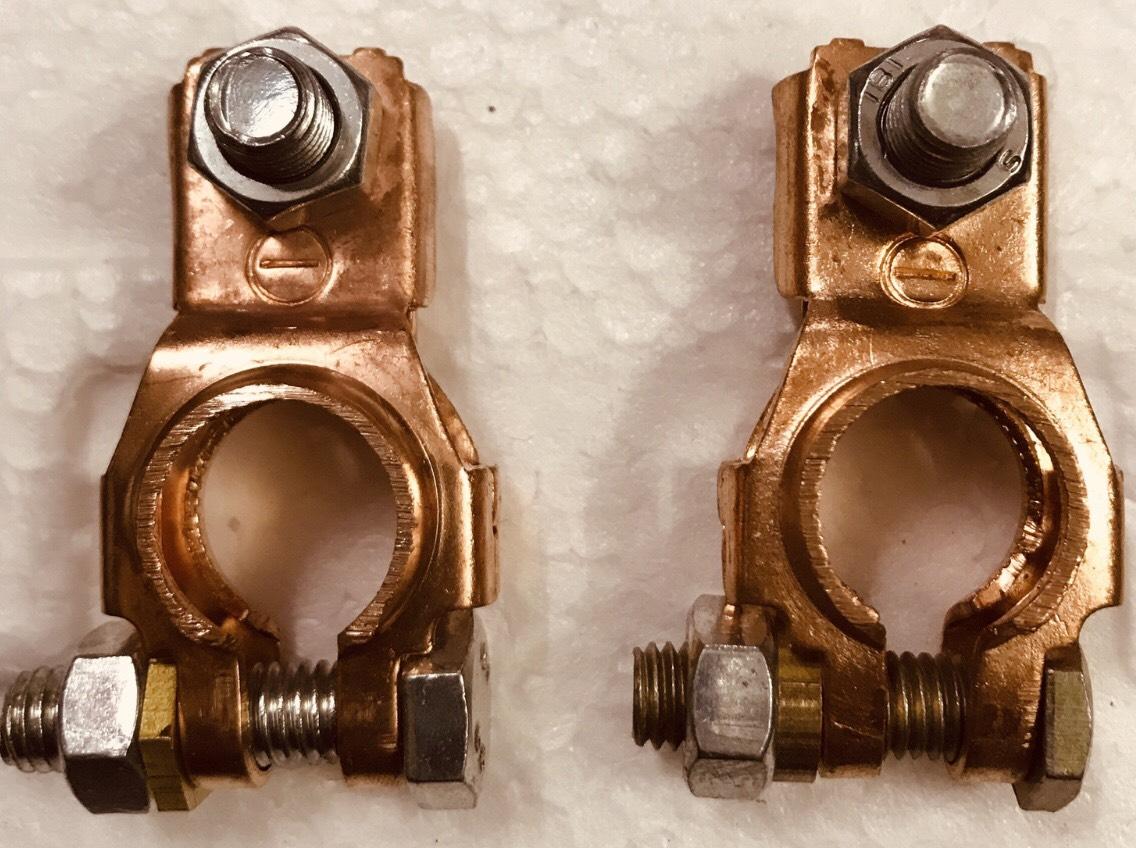 Đầu bọp bằng Đồng (lắp vào cực ắc quy ô tô-không gãy vỡ khi xiết ốc - giống bọp theo xe)