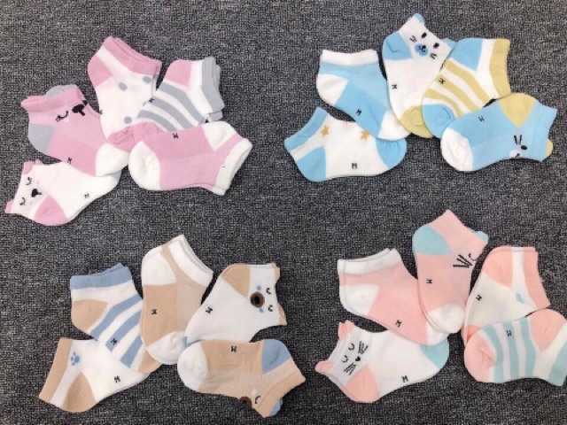 Sét 5 Đôi Tất Lưới Kids Socks Loại Đẹp