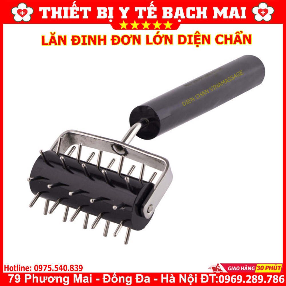 Lăn Gai Đinh Inox Đơn Lớn Diện Chẩn